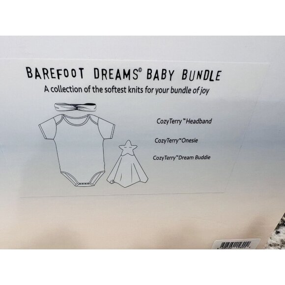 Barefoot Dreams CozyTerry® Bodysuit Baby Bundle Size 18-24 Months Pink Clay NWT - Picture 4 of 7